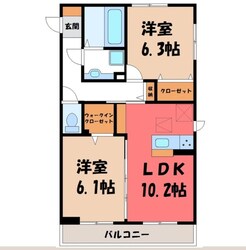 フラット スクエアの物件間取画像